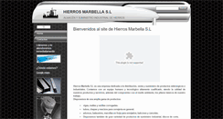 Desktop Screenshot of hierrosmarbella.com