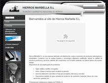 Tablet Screenshot of hierrosmarbella.com